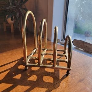 Vintage Brass letter organizer